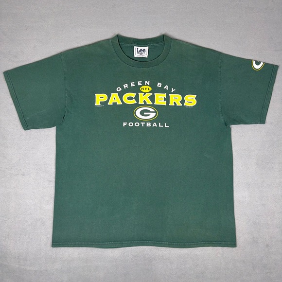 Lee Sport Other - Vintage 90s Lee‎ Sport Green Bay Packers NFL Mens XL Green Tee Football Spellout